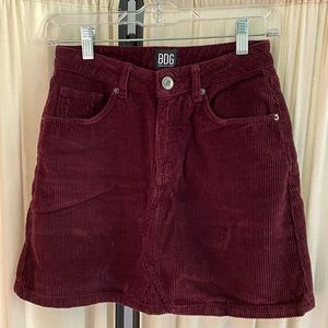 BDG Urban Outfitters corduroy skirt